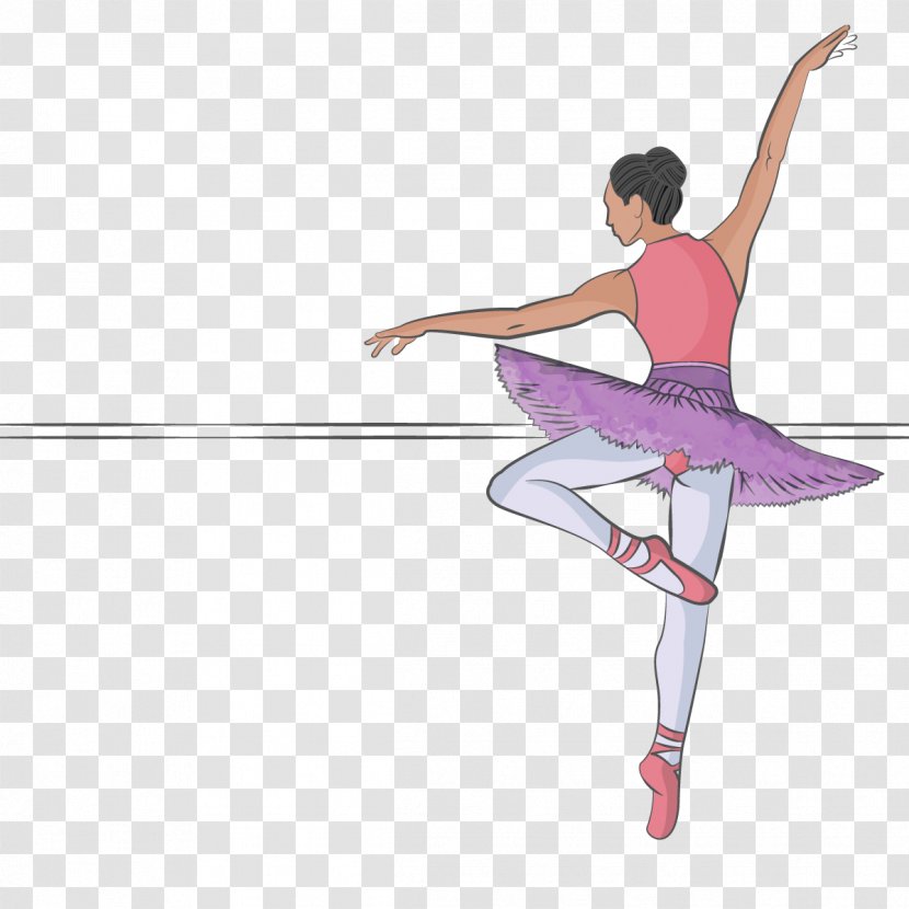 Modern Dance Cygnini Swan Lake Illustration - Frame - Vector Transparent PNG