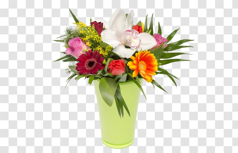 Floral Design Flower Bouquet Cut Flowers Vase - Creative Transparent PNG
