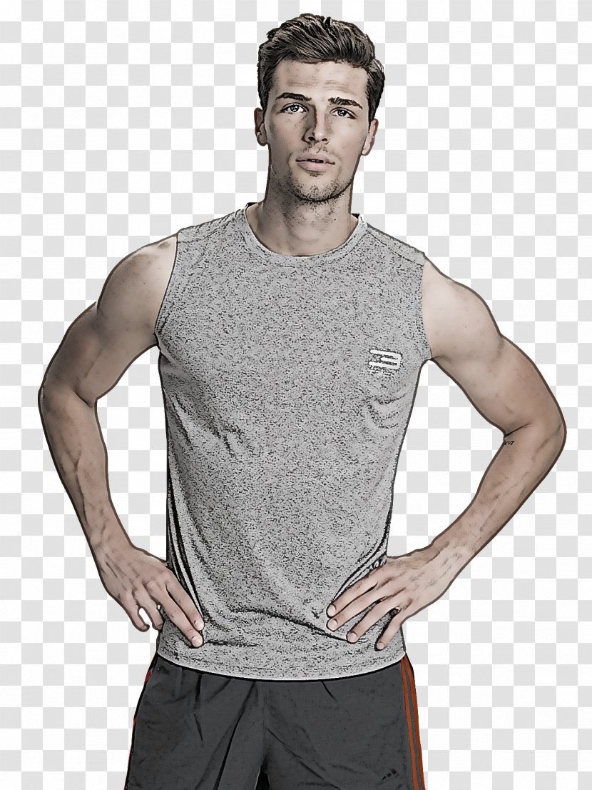 Clothing T-shirt Sleeveless Shirt Sleeve Neck - Outerwear - Muscle Arm Transparent PNG