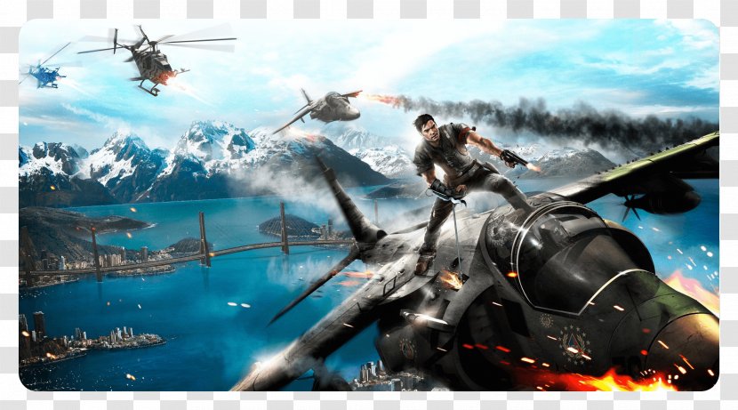 Just Cause 2 3 Xbox 360 PlayStation - Airplane Transparent PNG