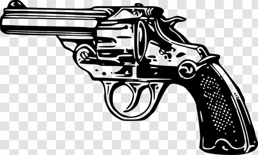 Pistol Handgun Clip Art - Flower - Shot Clipart Transparent PNG