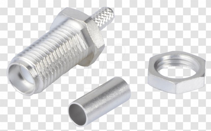 Fastener Crimp SMA Connector Electrical Buchse - Sma Transparent PNG