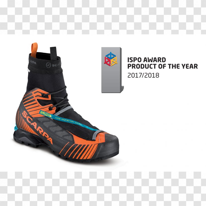 Mountaineering Boot Shoe Footwear - Orange - Technology Transparent PNG