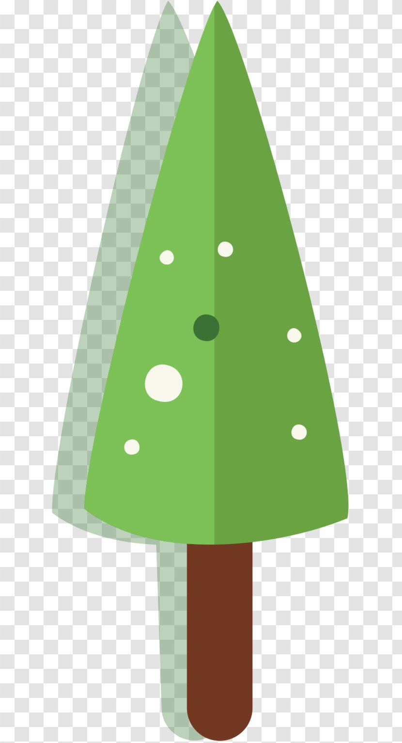 Triangle Product Design Cone Leaf - Christmas Tree Transparent PNG