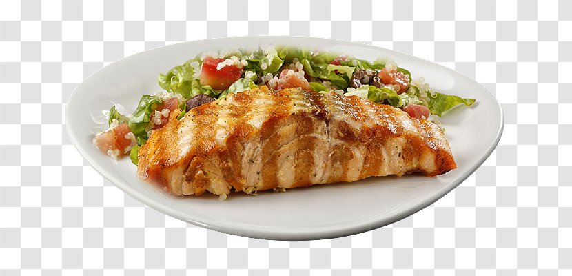 Dish Pizza Vinaigrette Fish Delivery - Grilled Salmon Transparent PNG