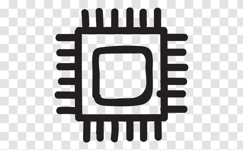 Central Processing Unit Integrated Circuits & Chips Icon Design - Computer Transparent PNG