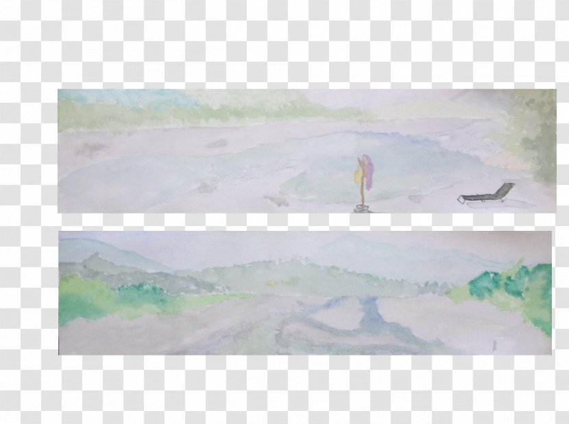 Watercolor Painting Landscape - Sky - Watercolour Transparent PNG