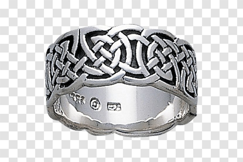 Silver Wedding Ring Jewellery Endless Knot - Metal Transparent PNG