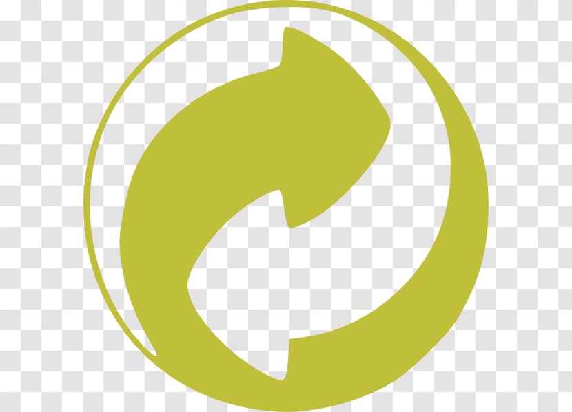 Recycling Symbol Green Dot Codes Clip Art - Circular Transparent PNG
