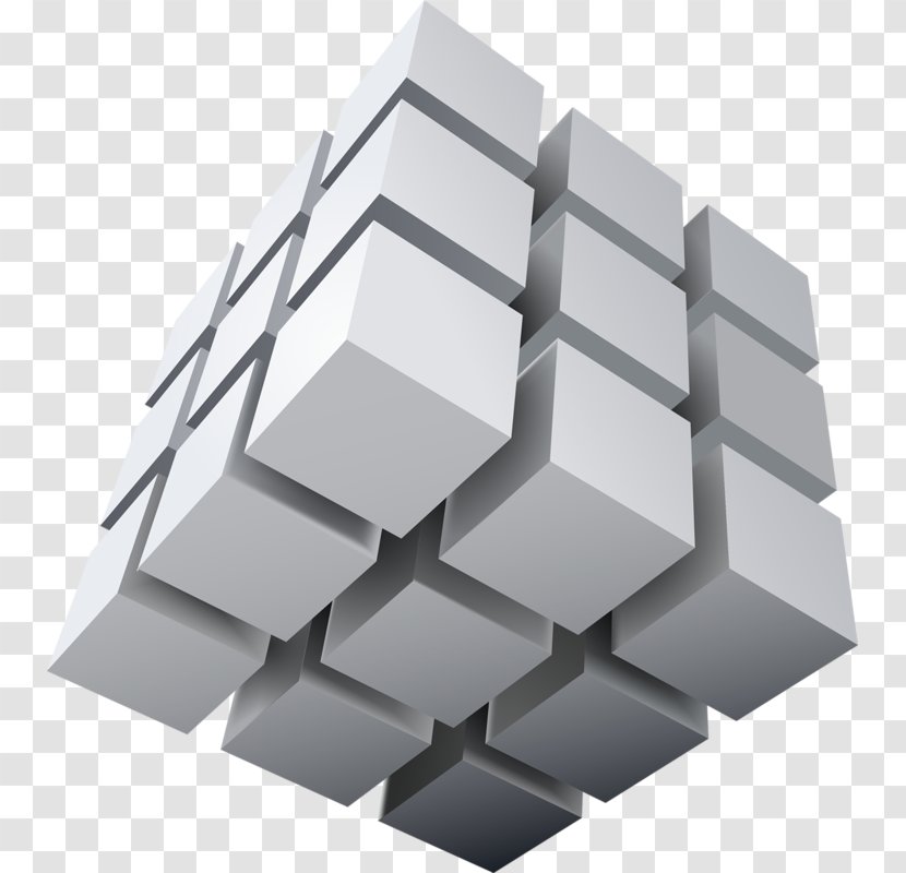 Rubiks Cube Three-dimensional Space - 3d Computer Graphics - White Transparent PNG