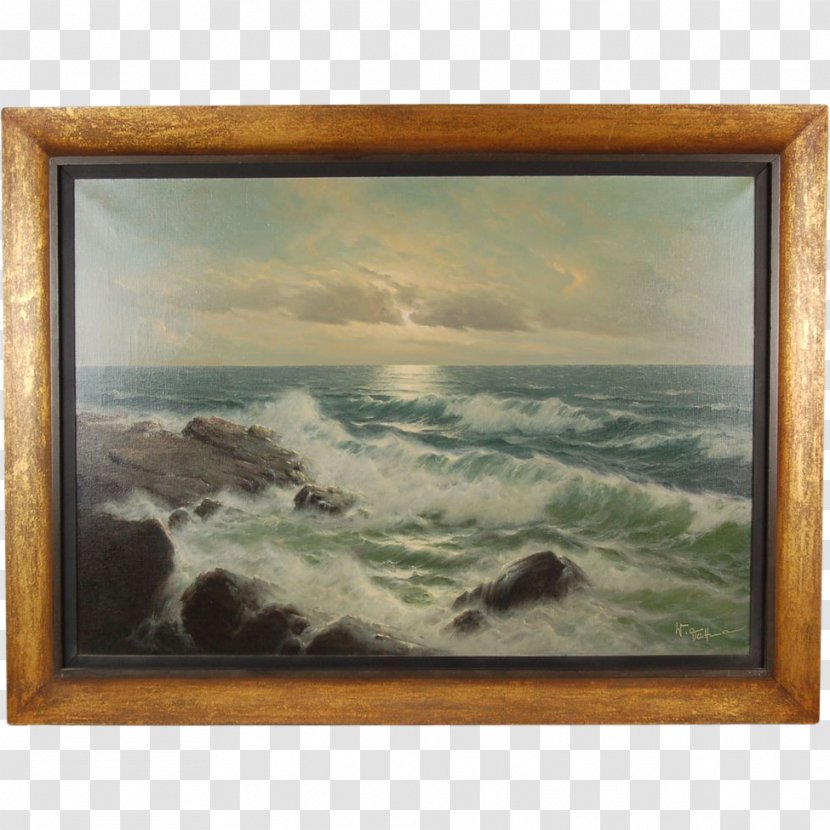 Oil Painting Seascape Art - Ocean Transparent PNG