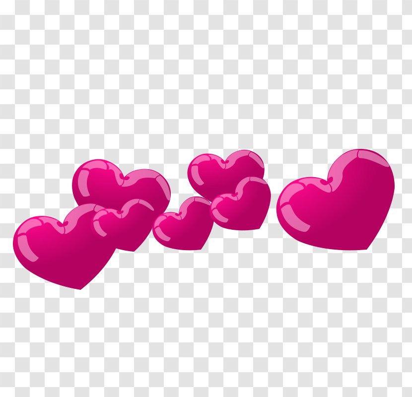 Love Romance Purple - Valentines Day - Heart-shaped Transparent PNG