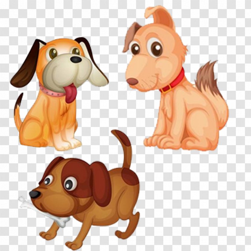 Animal Clip Art - Dog Like Mammal - Cartoon Puppy Transparent PNG