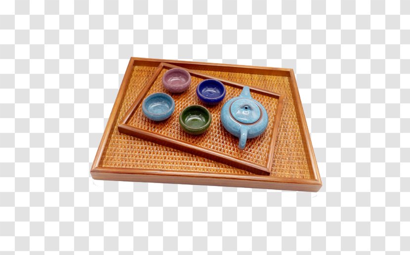 Tray Towel Wood Bamboo Tableware - Tablecloth - Tea Transparent PNG