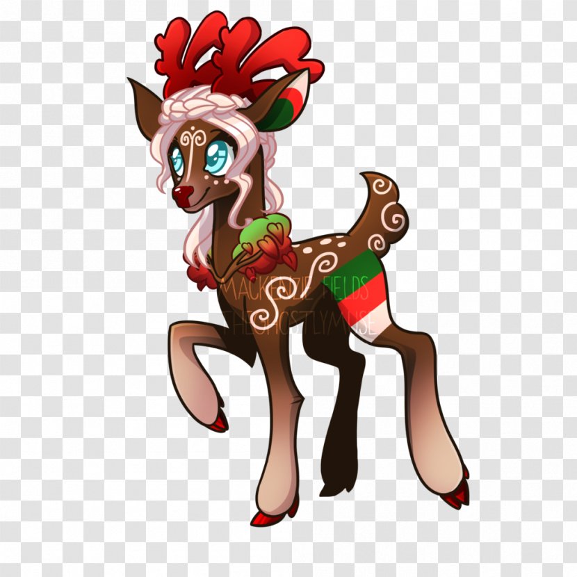 DeviantArt Reindeer Pony Horse - Christmas Ornament - Auction Transparent PNG