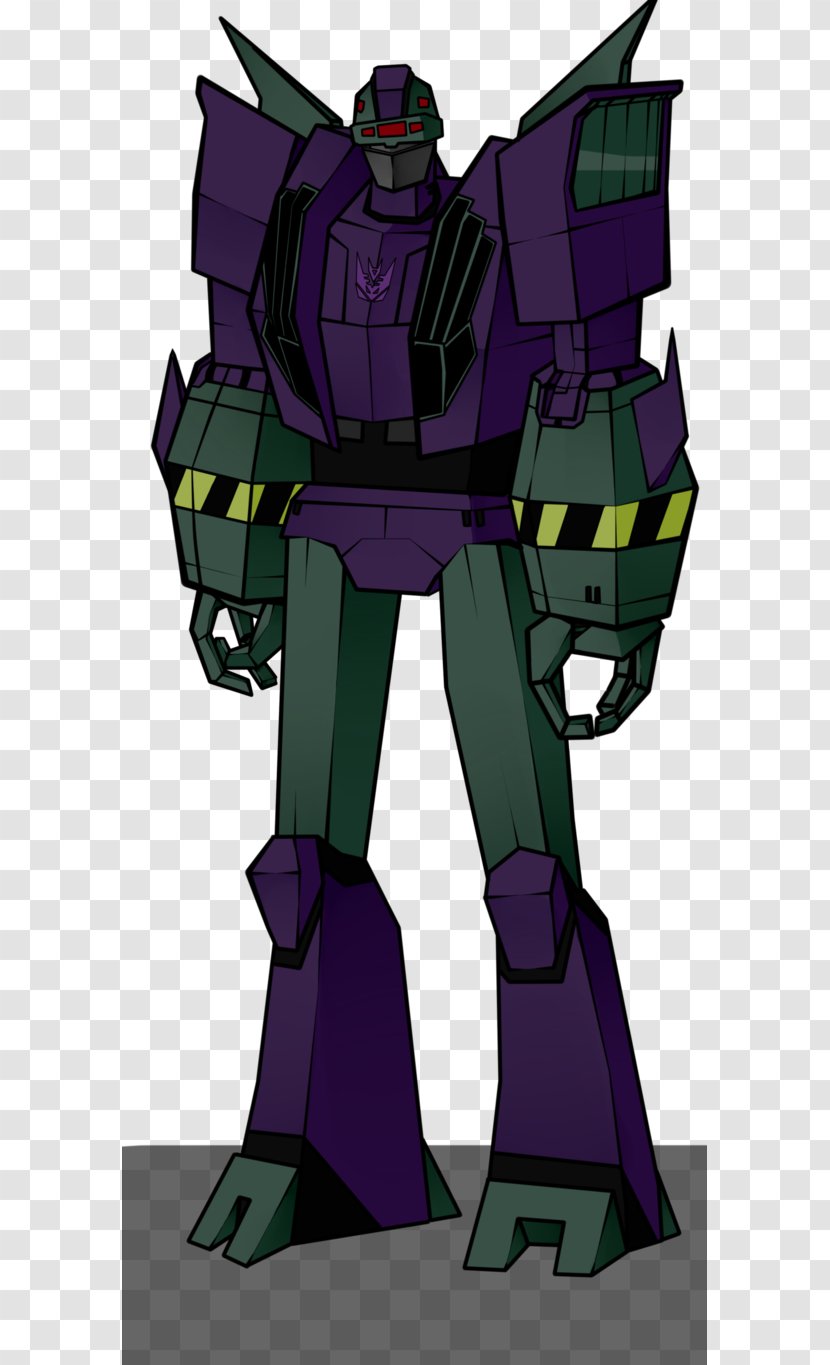 Mecha Robot Cartoon Character - Purple Transparent PNG