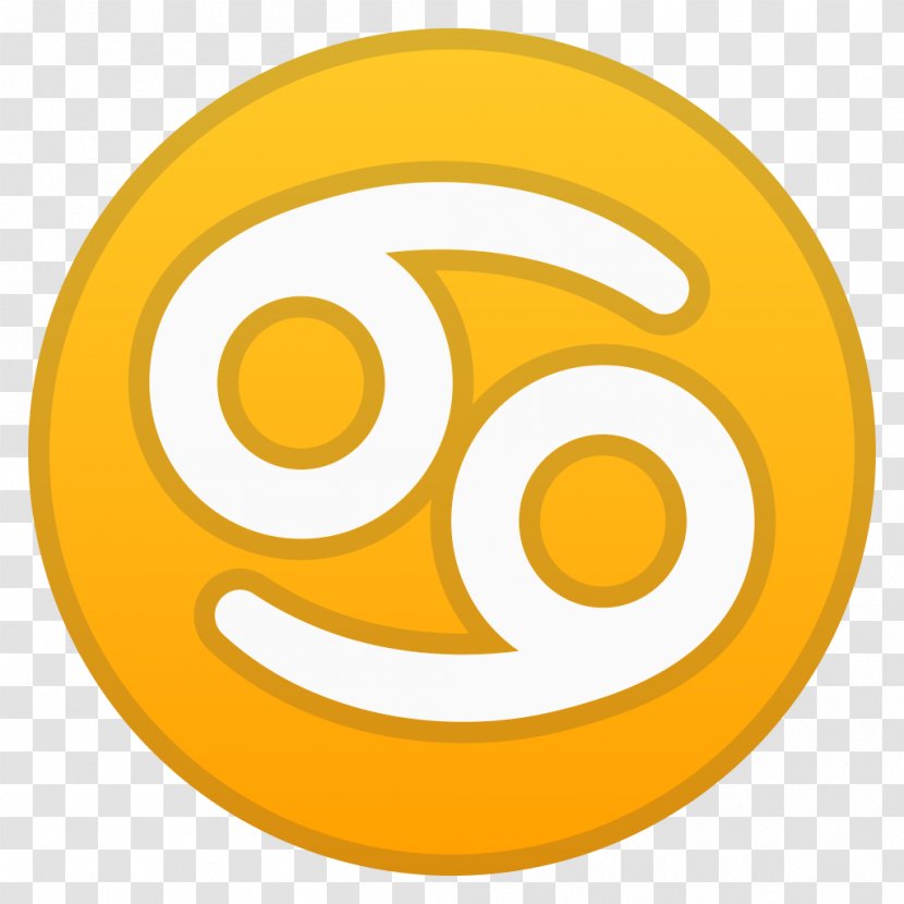 Smiley Emoji Cancer Symbol Astrology - Astrological Sign Transparent PNG