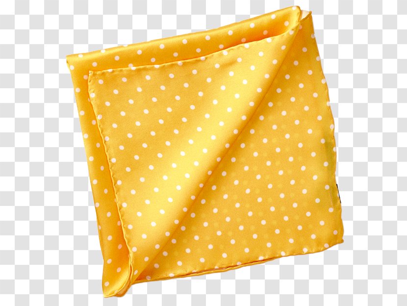 Polka Dot Material Rectangle - Yellow Transparent PNG