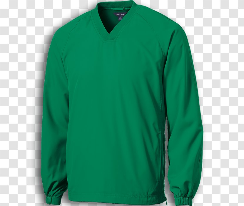 T-shirt Sleeve Sweater Polar Fleece Bluza - Electric Blue - Green Windmill Transparent PNG