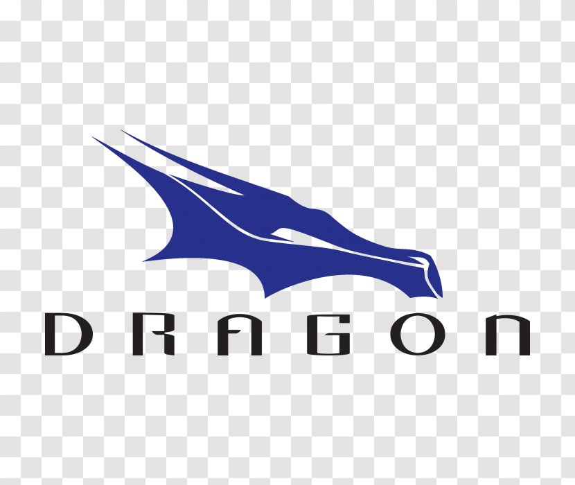 Logo International Space Station SpaceX Dragon Falcon 9 - Blue Transparent PNG