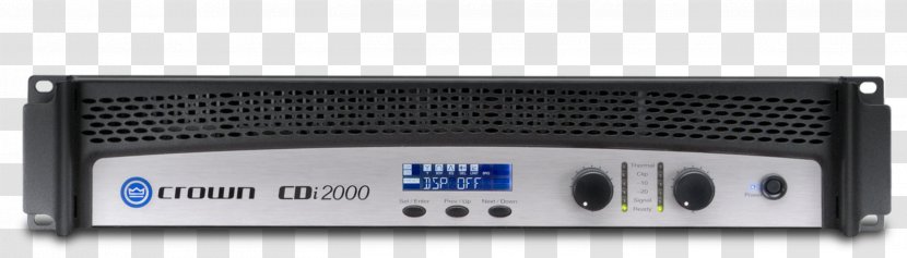 Audio Power Amplifier Crown AV Receiver - Av - Speaker Transparent PNG