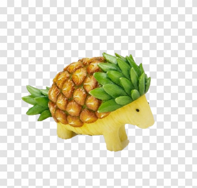 Thai Cuisine Food Creativity Art Fruit Carving - Recipe - Pineapple Hedgehog Transparent PNG