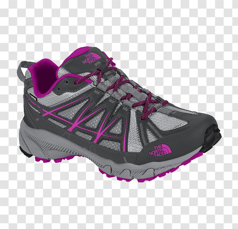 The North Face Sports Shoes Trail Running Hiking Boot - Outdoor Shoe - Colorful For Women Transparent PNG