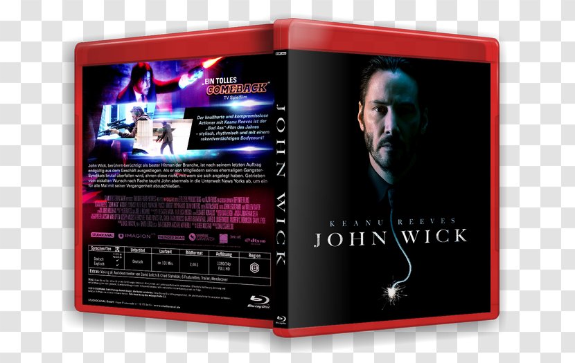 John Wick Blu-ray Disc StudioCanal Display Device Multimedia - Electronic - Tyler Durden Transparent PNG
