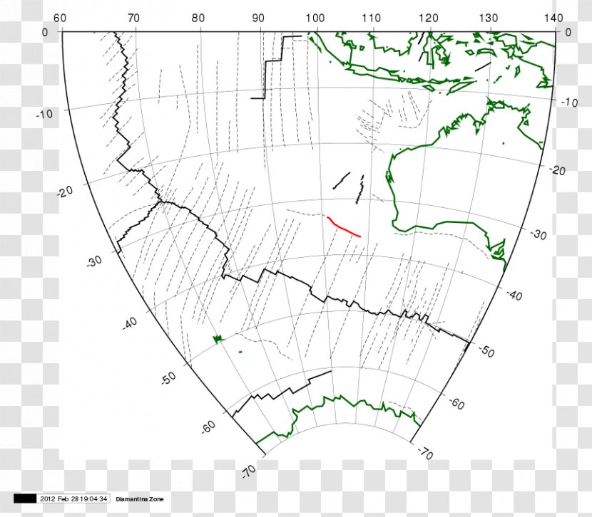 Diamantina Fracture Zone Deep Indian Ocean Sunda Trench Naturaliste Plateau - Flight Path Transparent PNG