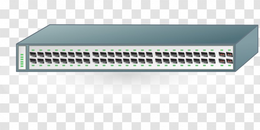 Network Switch Cisco Systems Catalyst Computer Clip Art - Multilayer Transparent PNG