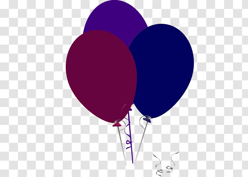 Balloon Red Blue Purple Clip Art Transparent PNG