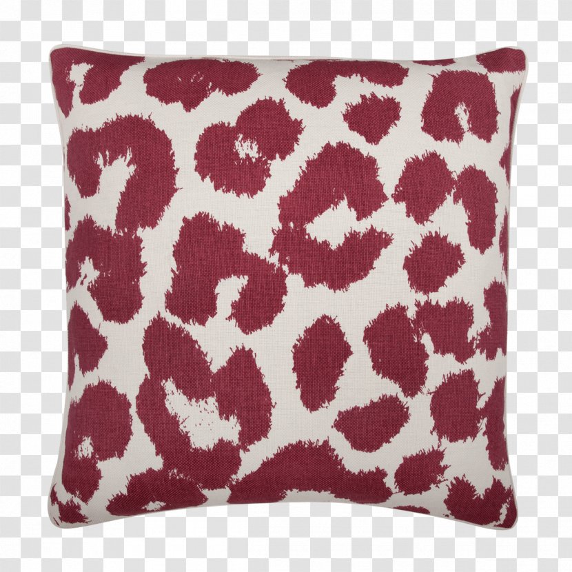 Throw Pillows Leopard Textile Cushion - Animal Print Transparent PNG