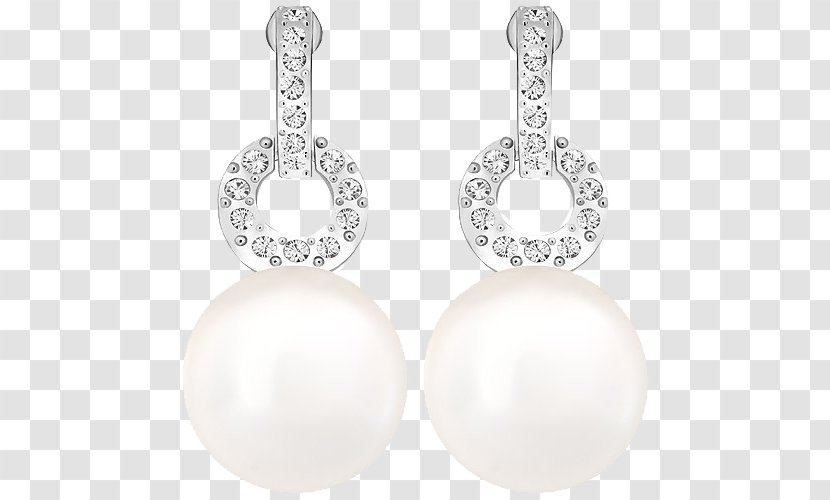 Pearl Earring Swarovski AG Jewellery - Gemstone - Jewelry Transparent PNG