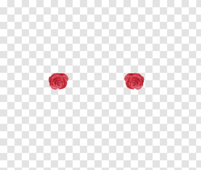 Earring Ruby Jewelry Design Jewellery Human Body - Making - Rose Decorative Patterns Transparent PNG
