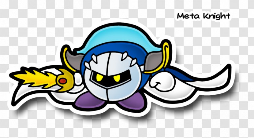 Meta Knight Paper King Dedede Kirby Mario Transparent PNG