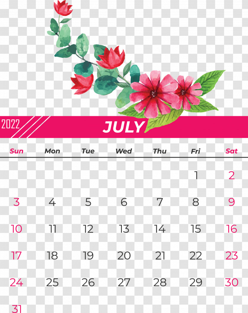 Calendar Flower Font Petal Meter Transparent PNG