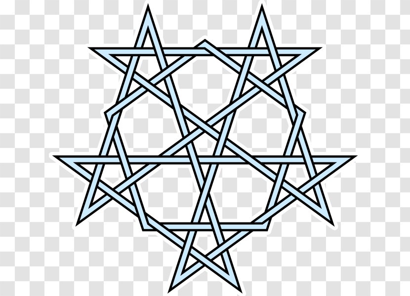 Pentagram Paganism Symbol Religion Kajira - Wicca - Interlaced Transparent PNG