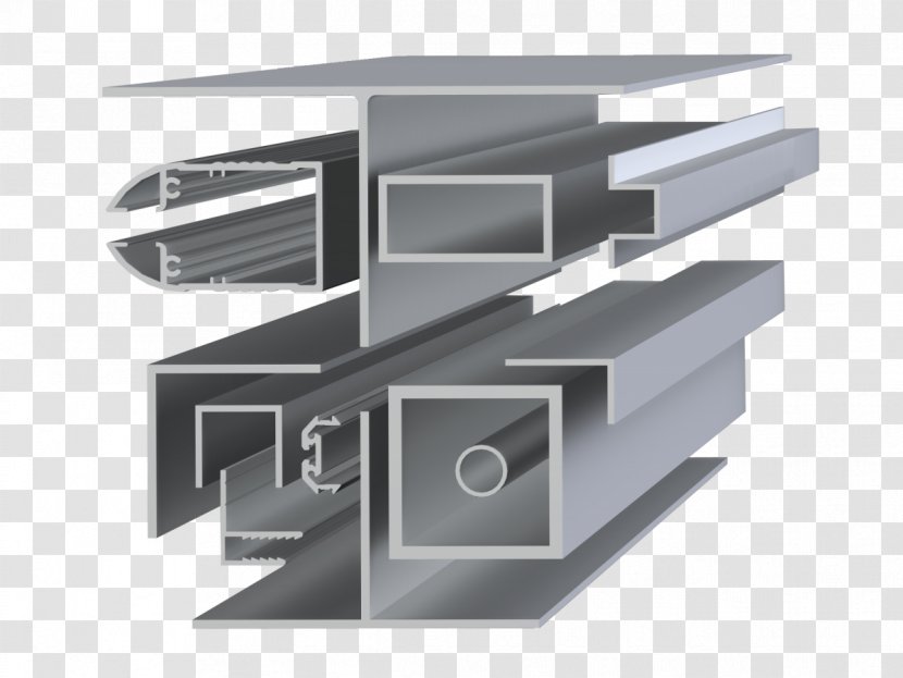 Profile Window Structural Channel Aluminium Fastener - System Transparent PNG