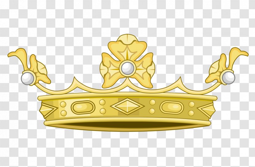 Crown Coronet Heraldry Duke - Gold - Continental Material Transparent PNG