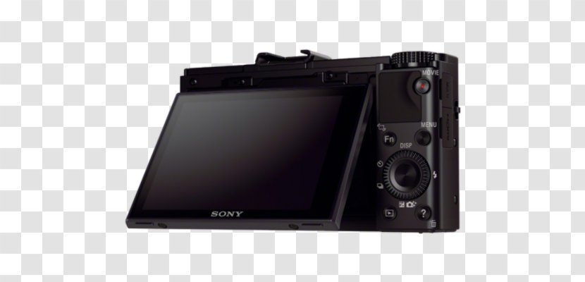 Sony Cyber-Shot DSC-RX100 II 20.2 MP Compact Digital Camera - Cybershot - 1080pBlack Cyber-shot CameraBlack + 64GB Point-and-shoot CameraSony Electronics Company Transparent PNG