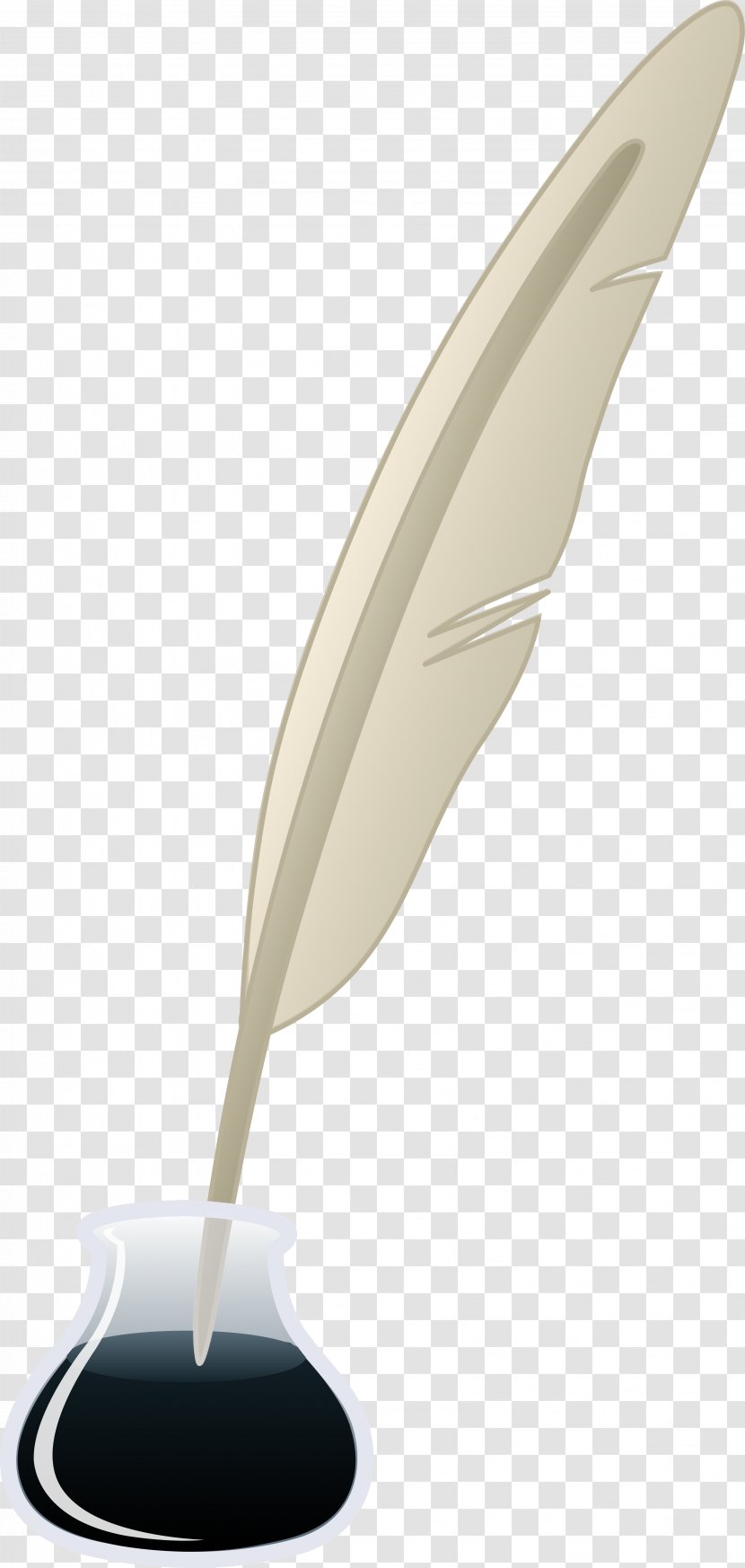 Paper Quill Pen Ink Clip Art - Cliparts Transparent PNG