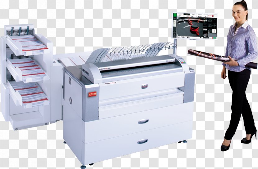 Paper Wide-format Printer Plotter Image Scanner - Canon Transparent PNG