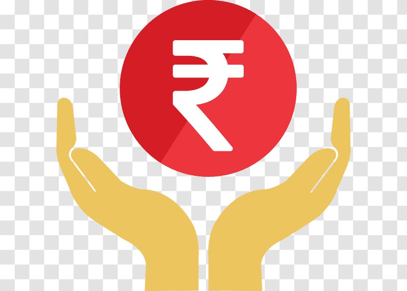 Indian Rupee Sign Vector Graphics Finance Currency - Thumb Transparent PNG