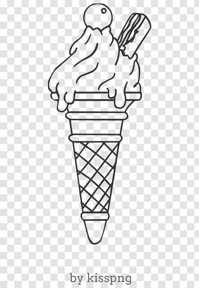 Cartoon Ice Cream Transparent Clipart. - Hand Transparent PNG