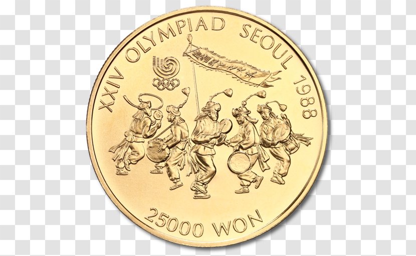 Coin 1988 Summer Olympics Gold Seoul Olympic Games Transparent PNG