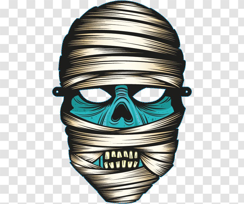 Mummy - Cartoon - Avatar Terror Vector Mask Transparent PNG