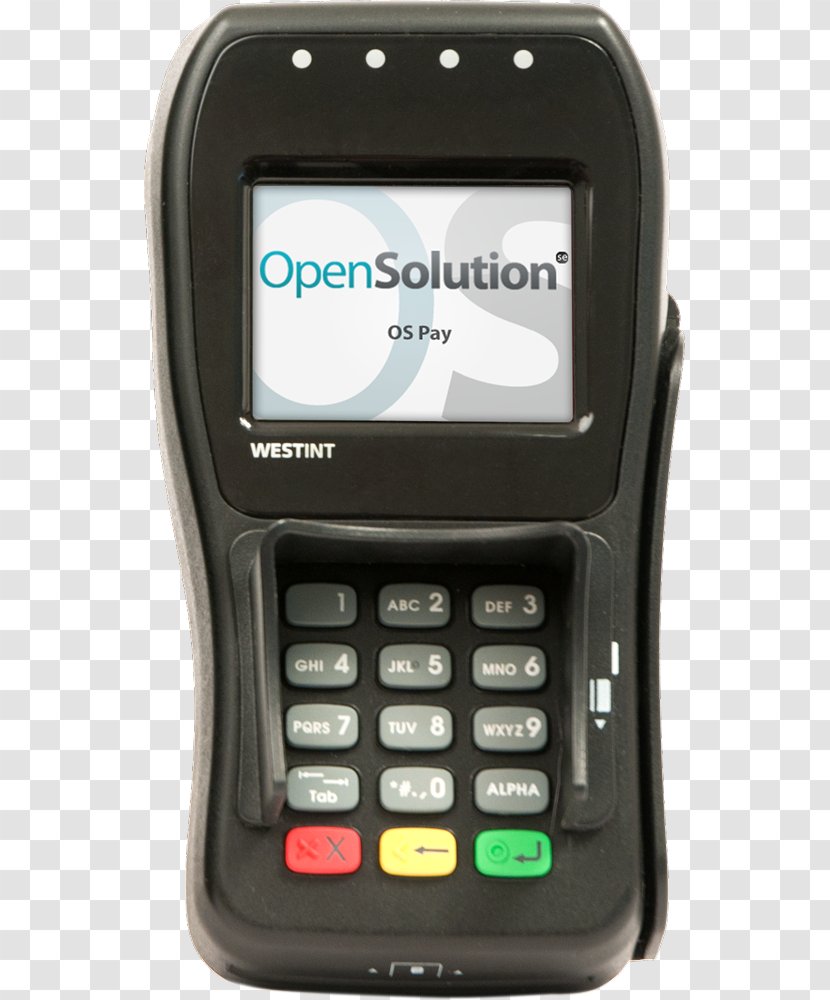Feature Phone Opensolution Nordic AB Mobile Phones Payment Terminal Cashpoint Eskilstuna - Telephony Transparent PNG