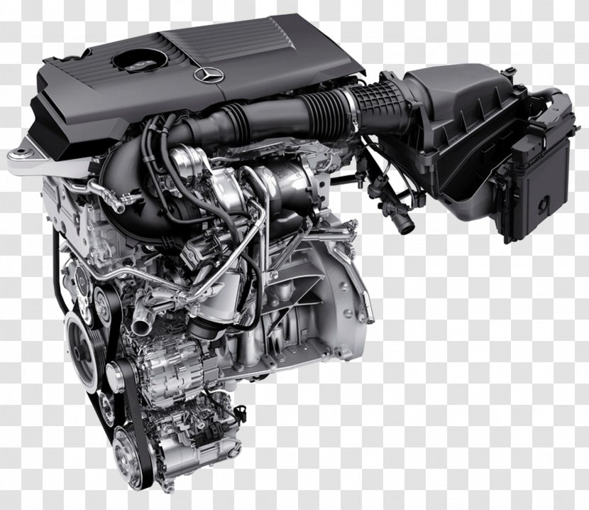 Mercedes-Benz CLA-Class Car Engine B-Class - Automotive Part - Mercedes Gearbox Transparent PNG