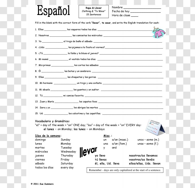 Names Of The Days Week Worksheet Month - Answers To New First Aid In English Transparent PNG