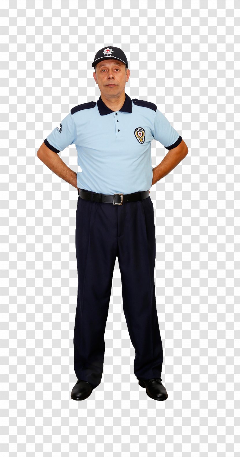 T-shirt Sleeve Uniform Police Officer - Unisex Transparent PNG